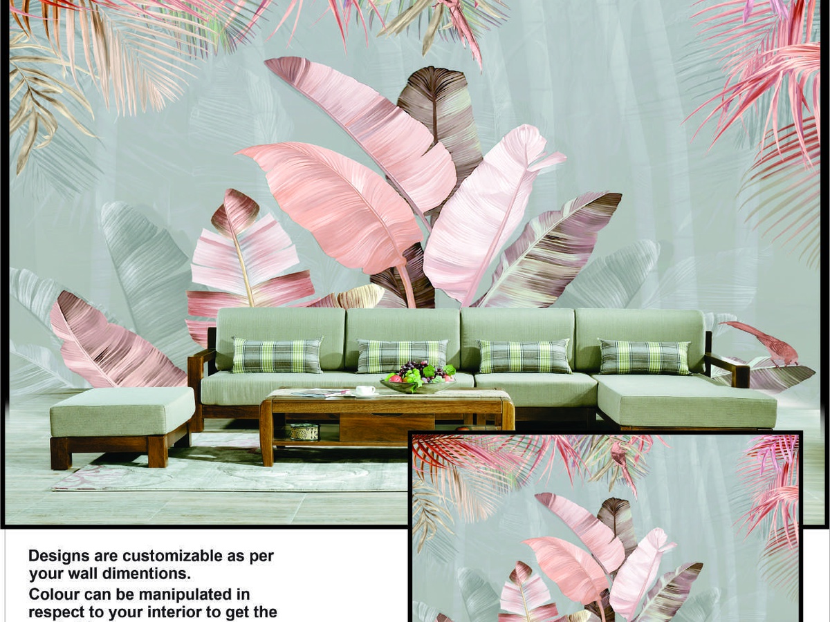 Bedroom feature wall wallpaper Noida