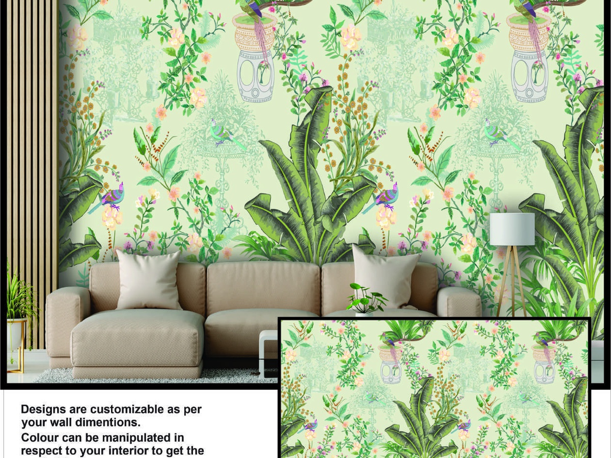 Space theme kids room wallpaper Gurugram