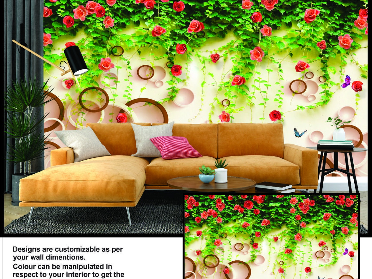 Conference room wallpaper Noida office